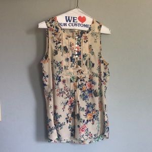 floral blouse